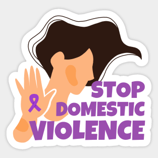 Stop Domestic Violence Sticker